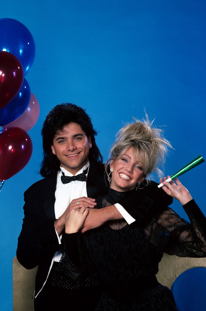 John Stamos and Heather Locklear at Dick Clark’s New Year’s Rockin’ Eve