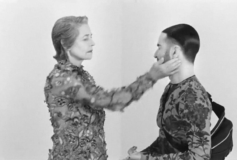 Charlotte Rampling slapping Marc Jacobs