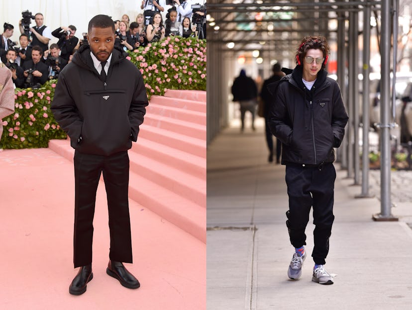 Frank Ocean and Timothée Chalamet.