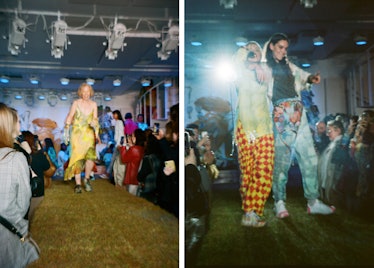 Rustee, Charlie Engman’s mother, Hayley Williams, of Paramore and Taymour walking down the runway
