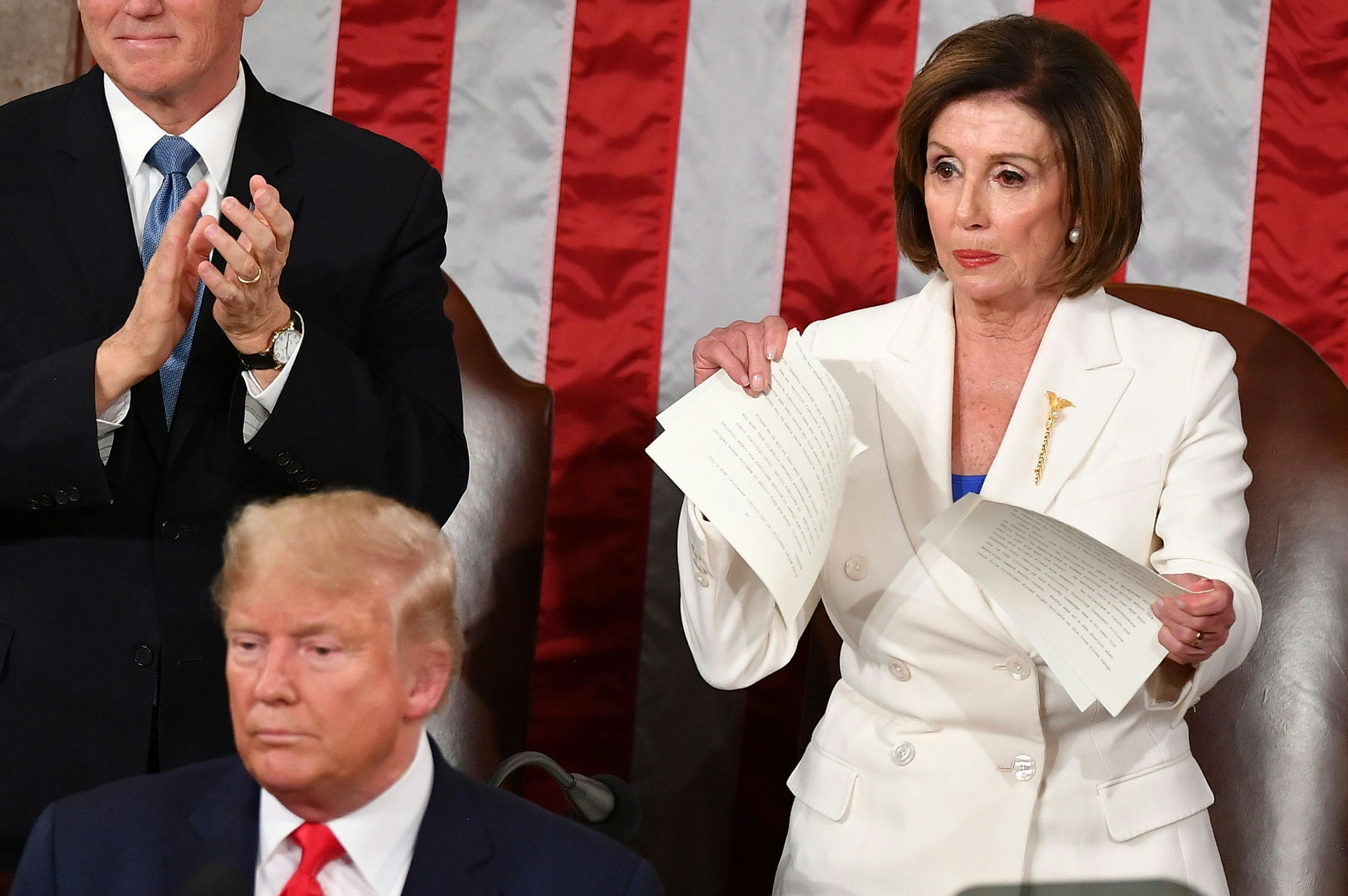 The Best Twitter Reactions To Nancy Pelosi Ripping Up Trump’s Speech