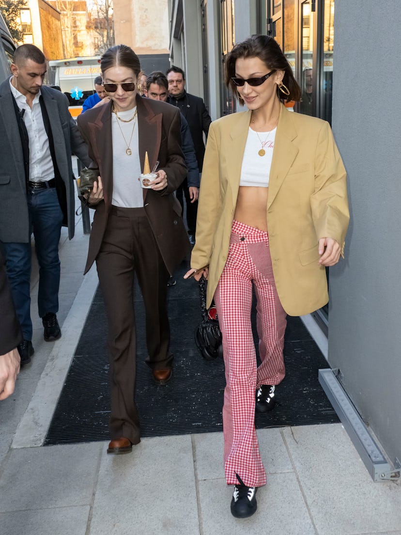 Gigia and Bella in Milan