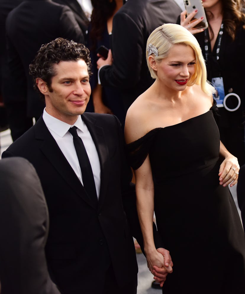thomas kail michelle williams red carpet
