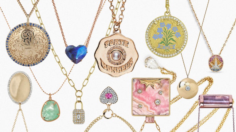 Collage of Amulets and Pendants