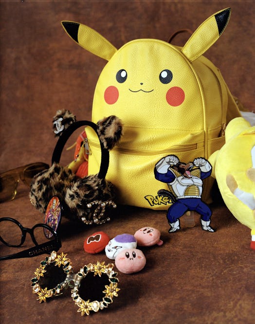 Thundercat’s Pikachu backpack and various fun accessories.