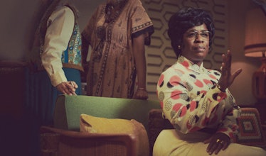 MRS. AMERICA — Pictured: Uzo Aduba as Shirley Chisholm. CR: Pari Dukovic/FX