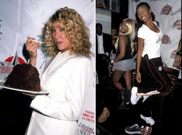 Suzanne Somers, Lil Kim, and Brandy