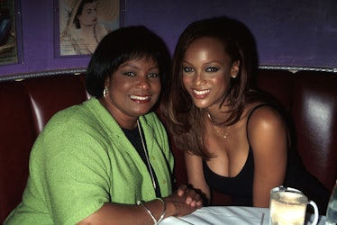 Tyra Banks with her mom