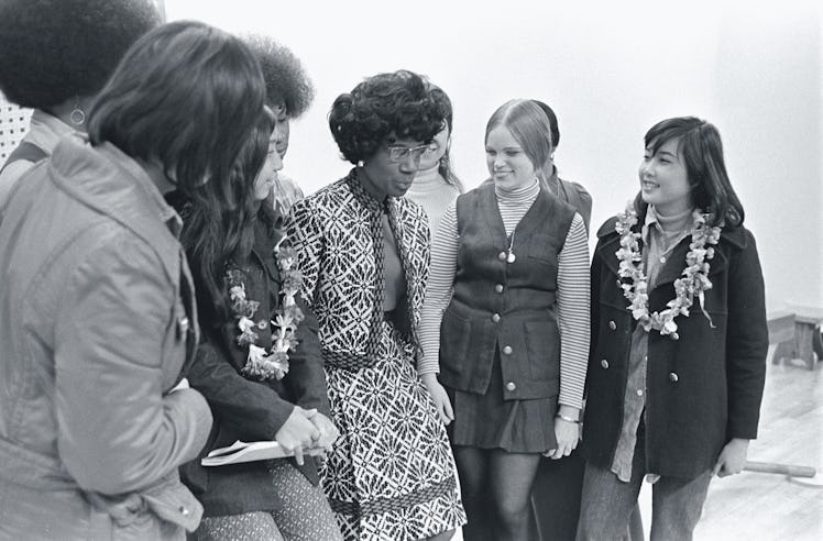 College Students With Shirley Chisolm
