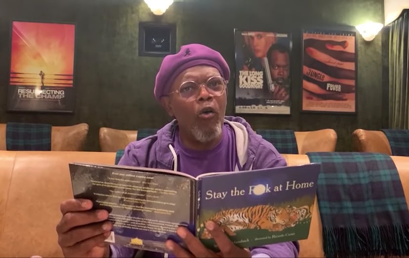 Samuel L. Jackson yelling about the coronavirus