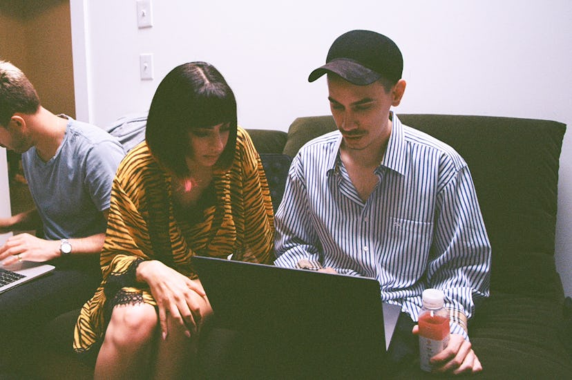 Charli XCX and creative director Jed Skrzypczak