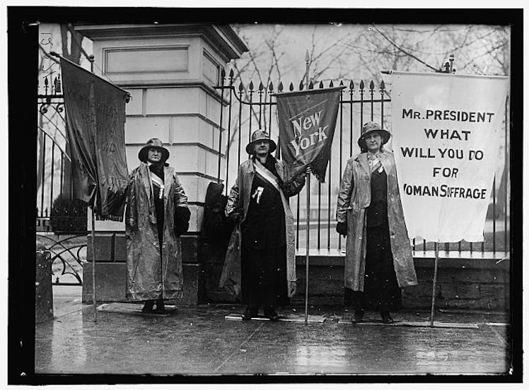 Woman Suffrage Picket Parade (1917) by Harris & Ewing.