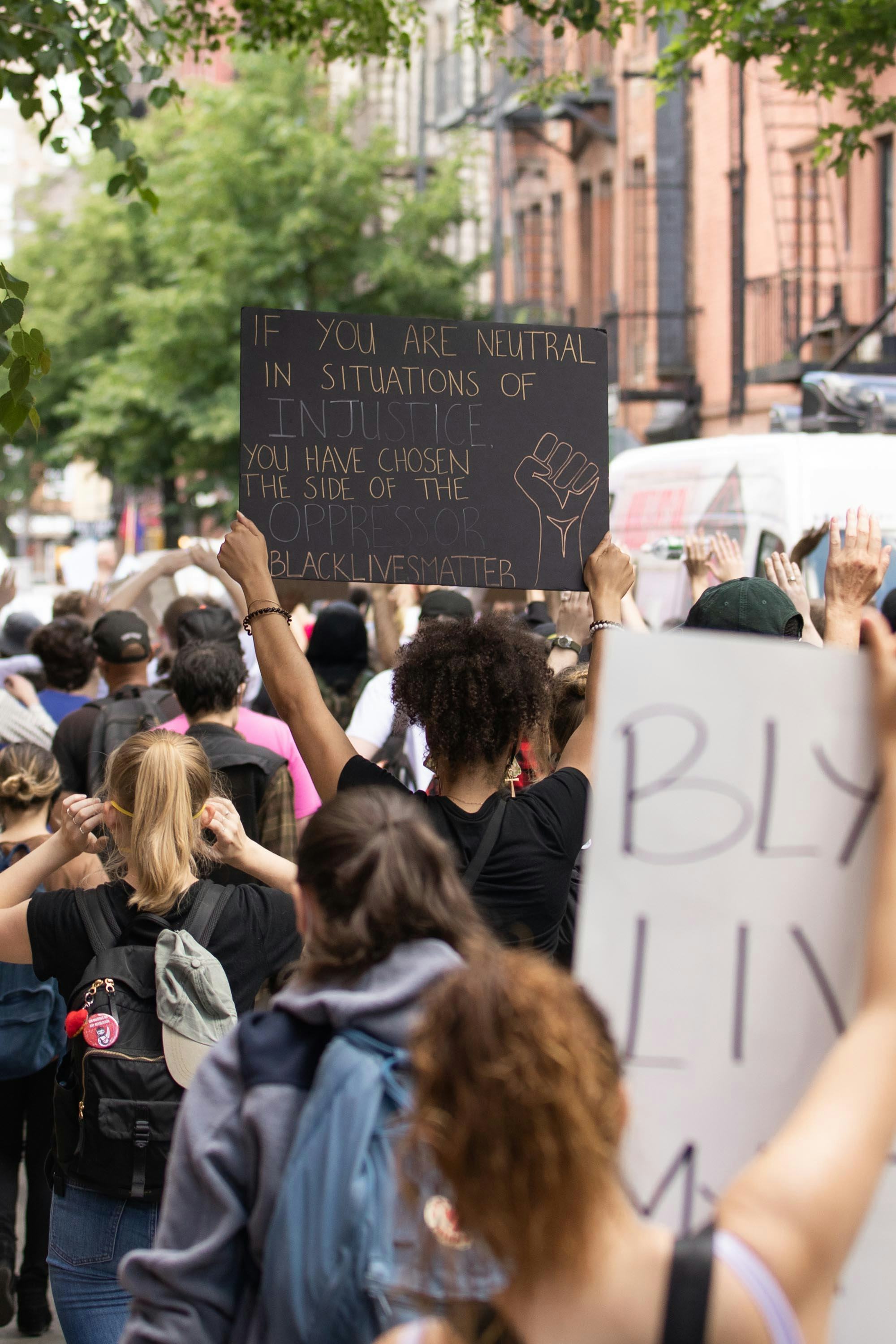 The Messages Of Solidarity From Protesters In New York City