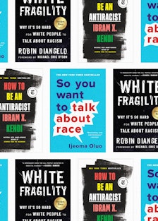 Collage of Anti-Racism Books