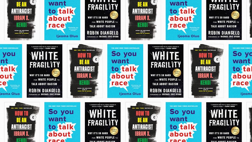 Collage of Anti-Racism Books
