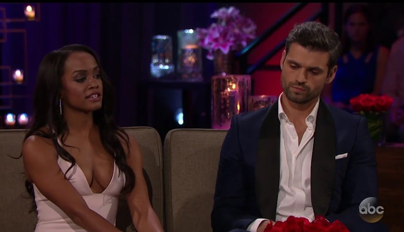 Peter Kraus and Rachel Lindsay in the finale of The Bachelorette
