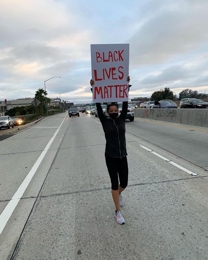 Tinashe protesting