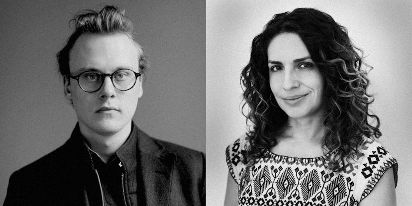 The radio journalist Mónica Ortiz Uribe alongside her co-host Oz Woloshyn in the podcast “Forgotten:...
