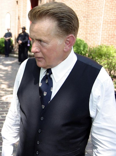 Martin Sheen on set of "The West Wing"