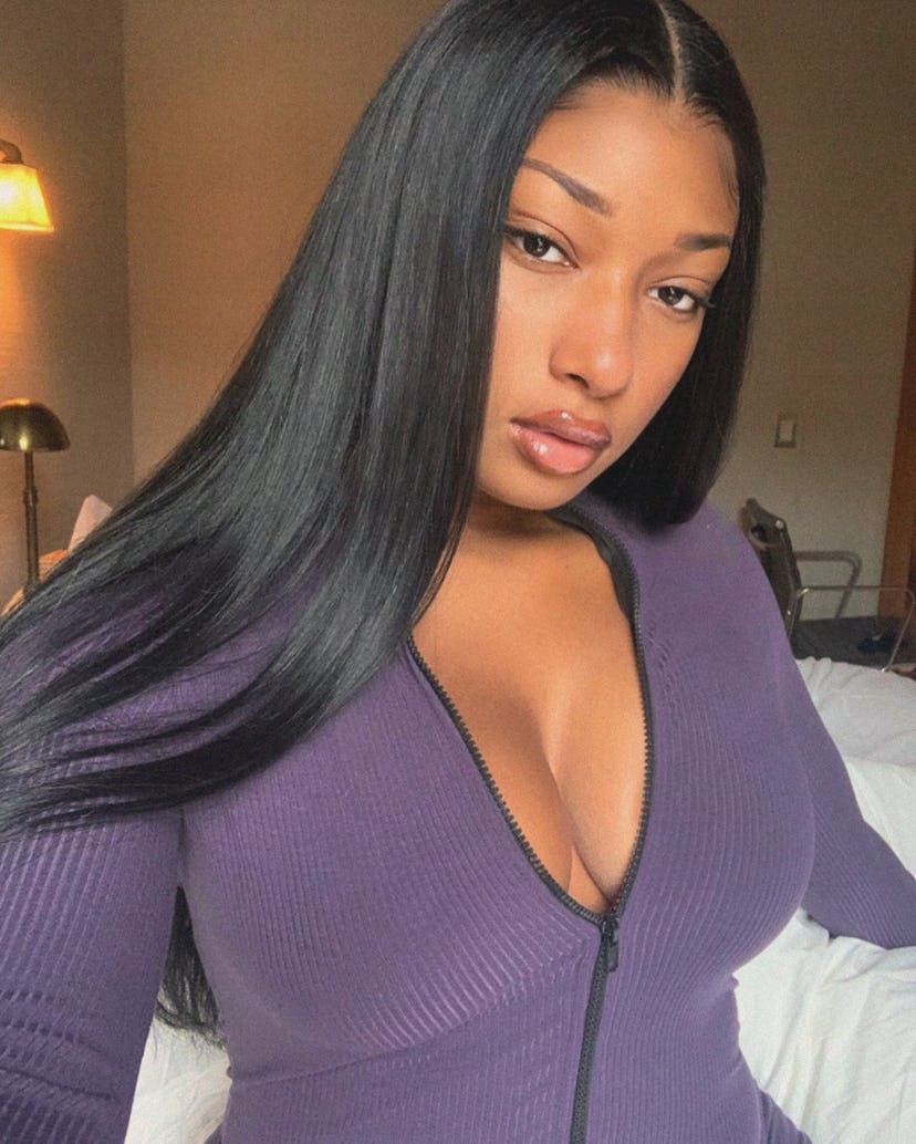 megan thee stallion selfie