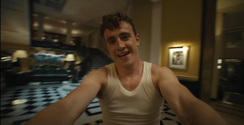Paul Mescal in an undershirt.