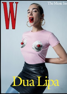 Dua Lipa on the cover of W Magazine