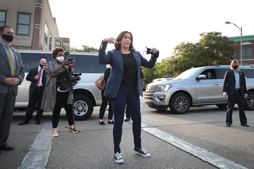 Kamala Harris black Converse Chucks