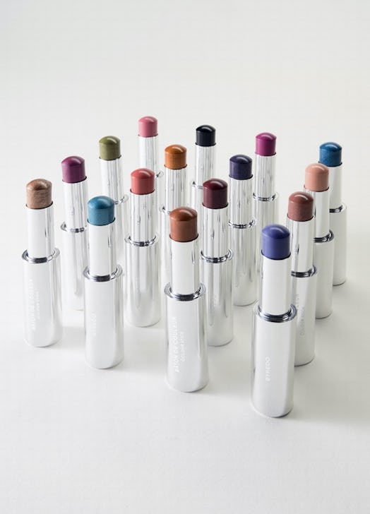 Sixteen Byredo Makeup Colour Sticks in various shades