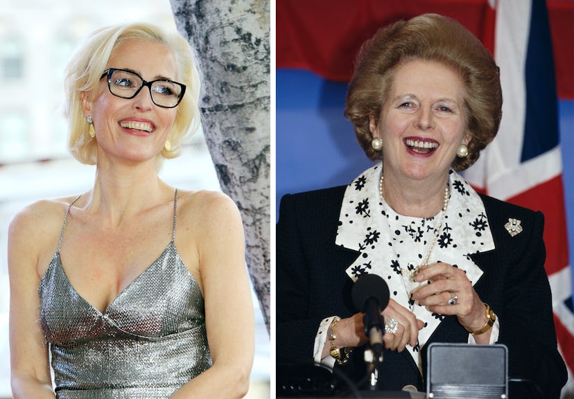 Gillian Anderson and Margaret Thatcher