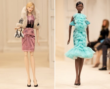 Two Moschino marionettes