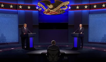 Trump and Biden debating