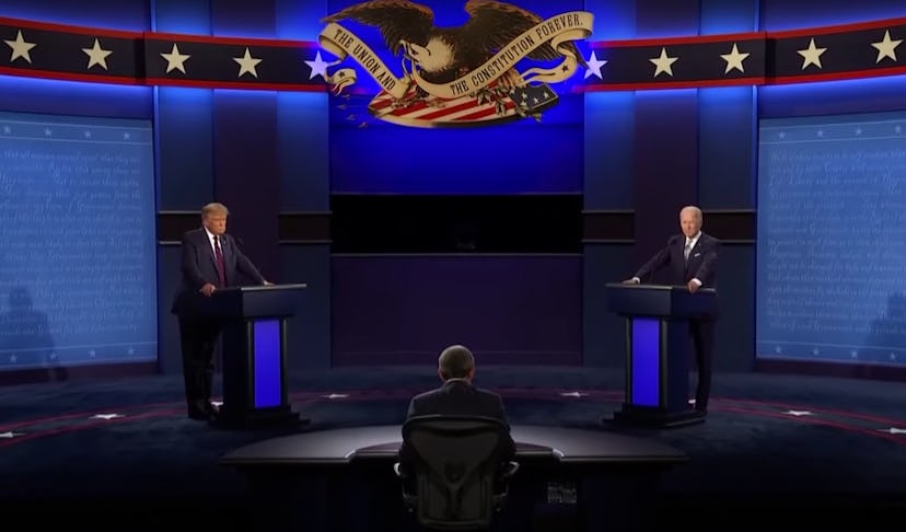 Trump and Biden debating