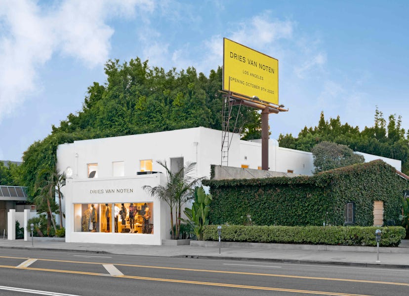 The outside of the Dries Van Noten store in L.A.