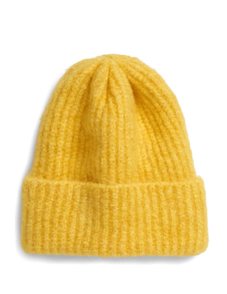 A Free People Beanie in yellow