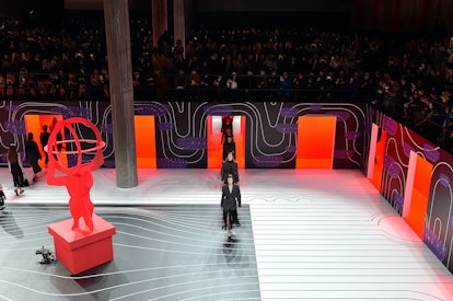 The runway at Prada's fall 2020 show