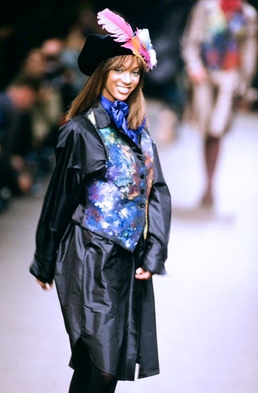 Tyra Banks walking a Kenzo show