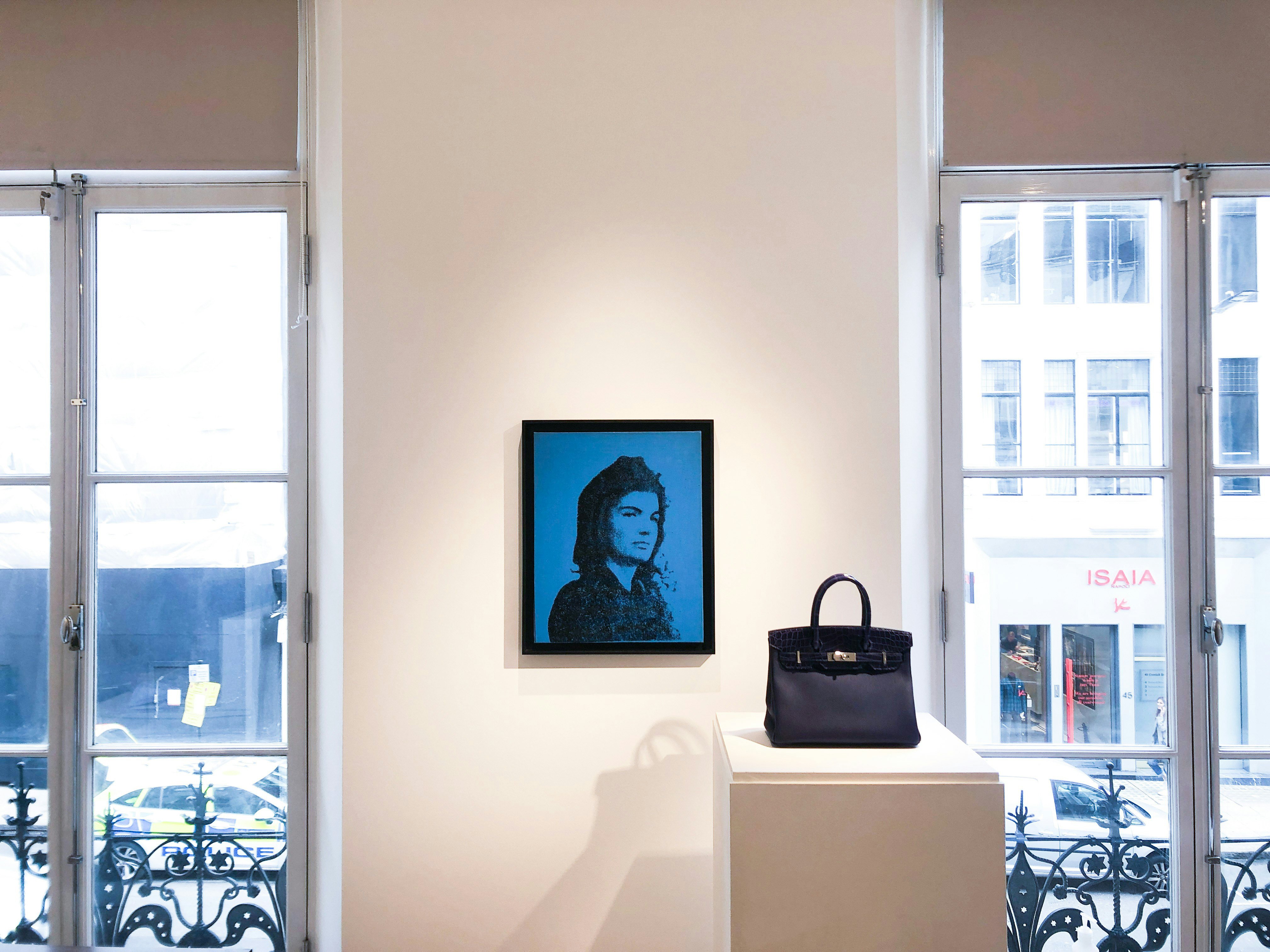 The Art of Herm s Exhibition in London Puts Birkin Bags Next to