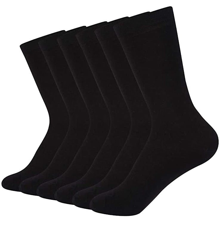 Six Journo socks in black