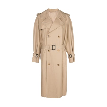 Wardrobe.NYC trench coat in beige for In-Between Fall Weather