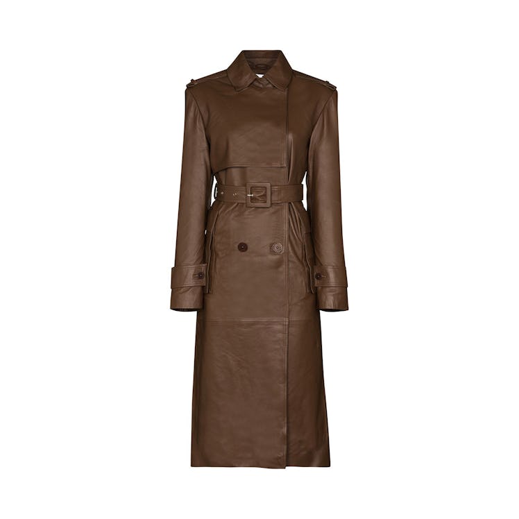 Remain trench coat in brown for In-Between Fall Weather