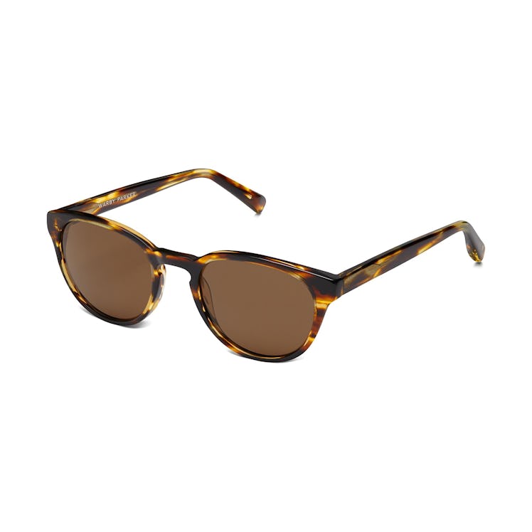Warby Parker sunglasses in brown