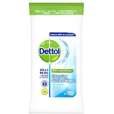 A packet of Dettol wipes