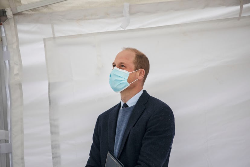 prince william wearing face mask