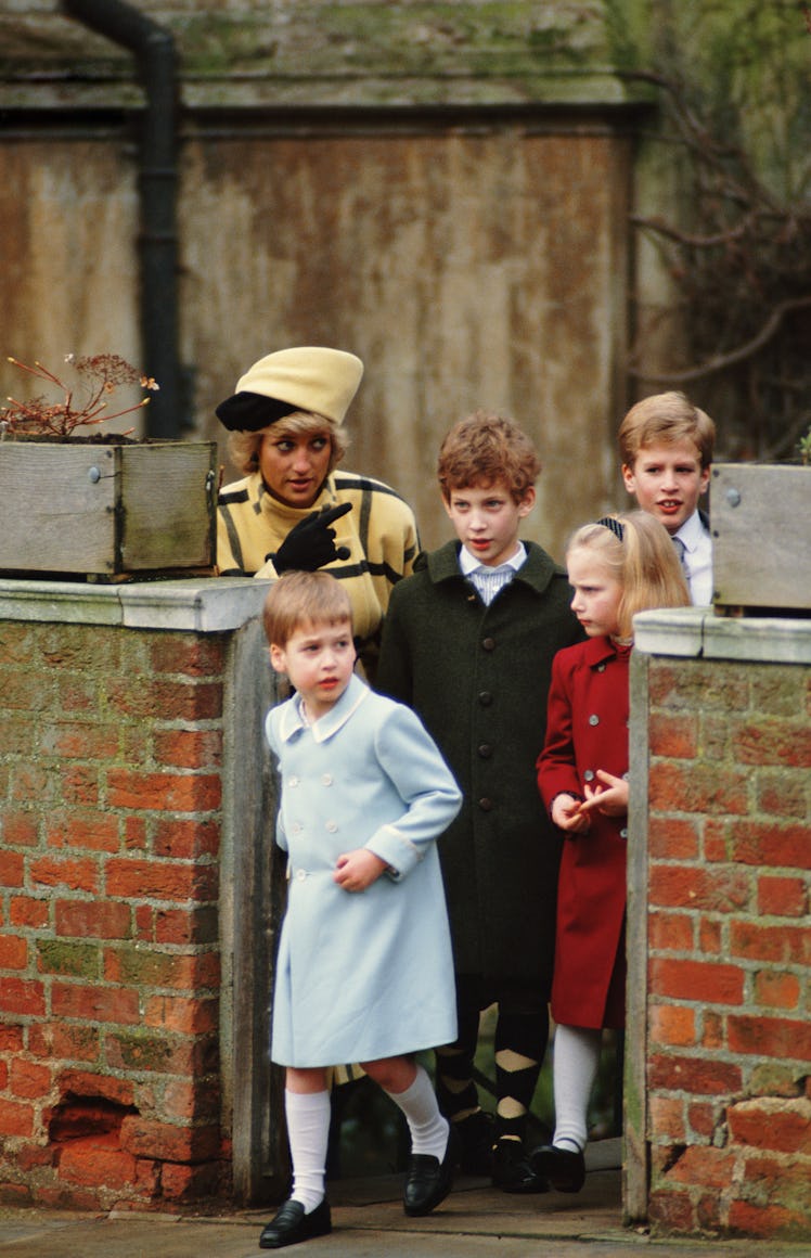 Princess Diana with kids