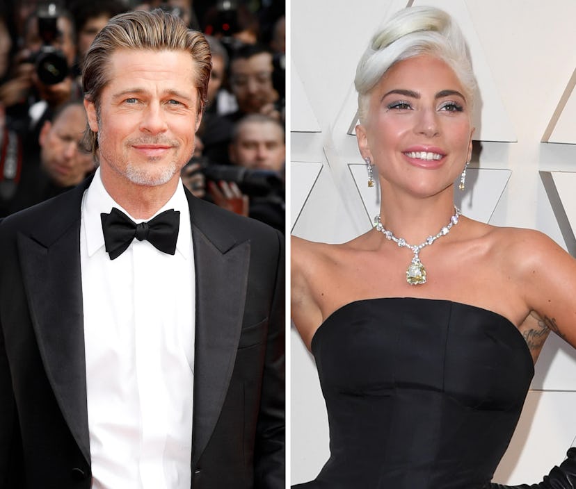 Brad Pitt and Lady Gaga