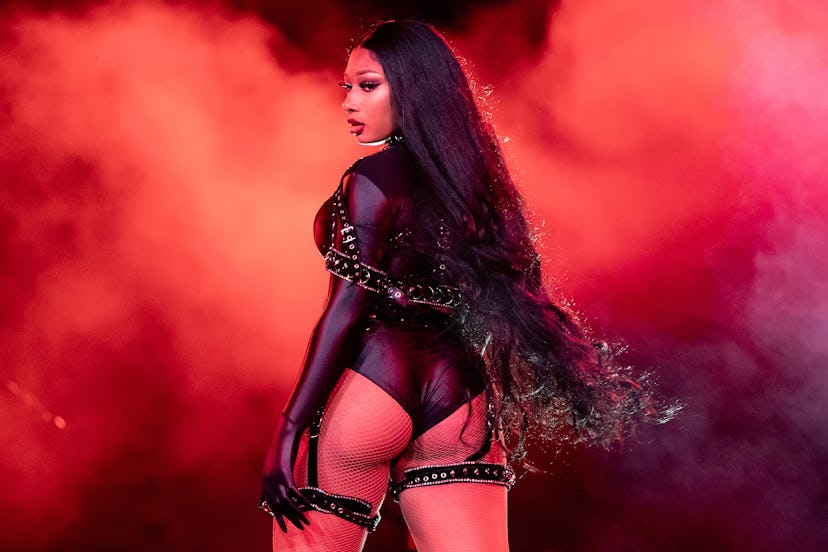 Megan Thee Stallion in a music video