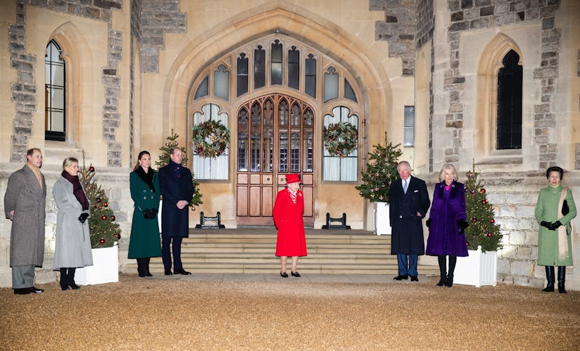 The royals social distancing