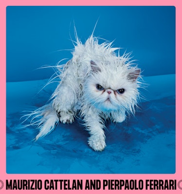 MAURIZIO CATTELAN AND PIERPAOLO FERRARI Card for Double Dutch