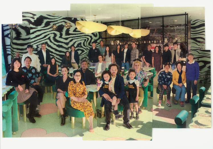 The Chifa crew posing for a group photo at a restaurant