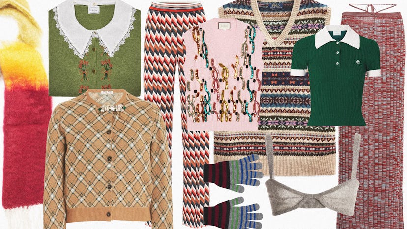 An assortment of standout knitwear pieces that will make a statement this winter